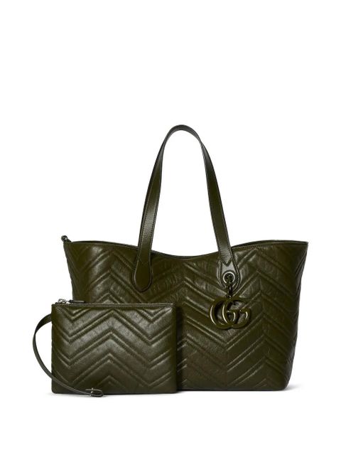 Gucci medium GG Marmont tote bag - Green