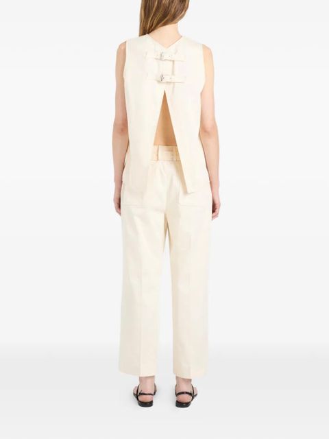 Proenza Schouler Nila belted trousers - White