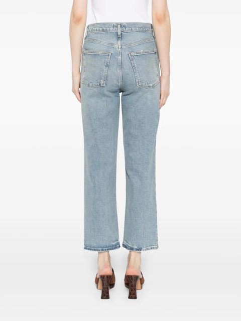 AGOLDE 90's pinch waist crop jeans - Blue