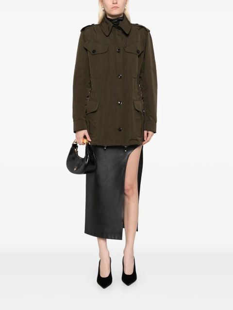 TOM FORD drawstring waist military jacket - Green - zdjęcie produktu nr 2