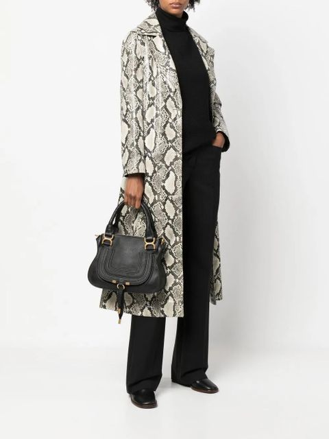 Chloé Marcie leather tote bag - Black