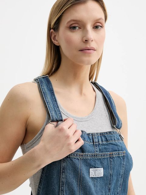 Levi's ogrodniczki jeansowe VINTAGE SHORTALL damskie 52333