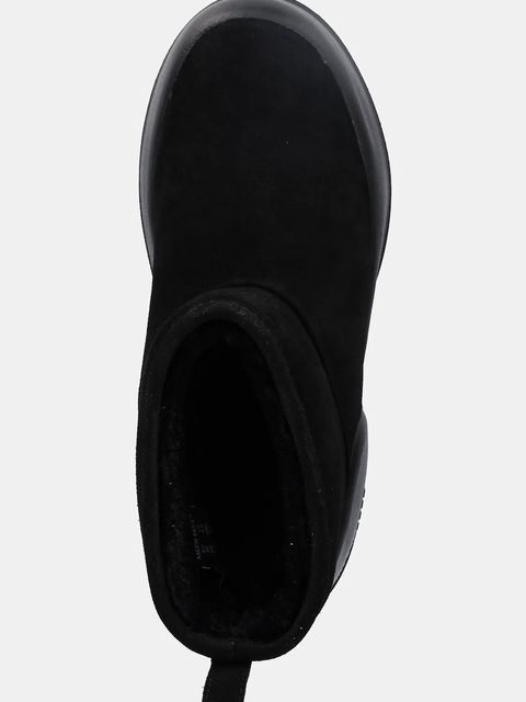 Moon Boot śniegowce zamszowe MB MEZZALUNA MID BOOT kolor czarny 80D2500060 N001