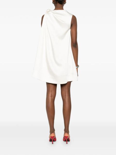 Eleh drape mini dress - Neutrals