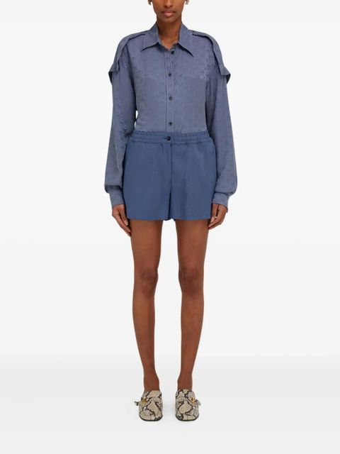 Ferragamo faille shorts - Grey - zdjęcie produktu nr 2