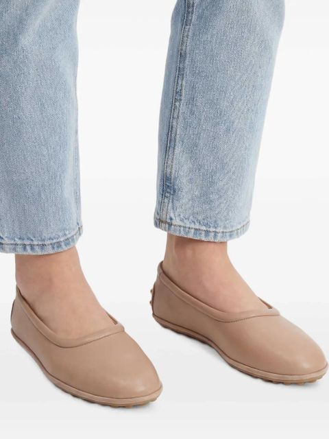Tod's stud-detail ballet flat - Neutrals