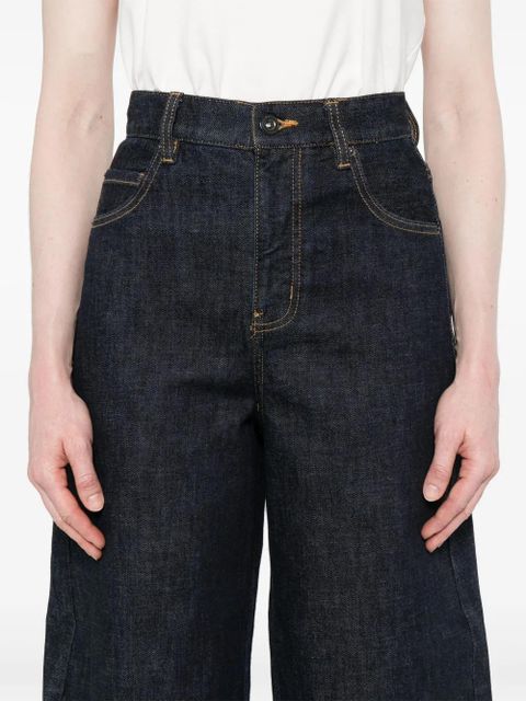 Self-Portrait high-waisted jeans - Blue