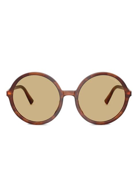 Miu Miu Eyewear round-frame sunglasses - Brown - zdjęcie produktu nr 1
