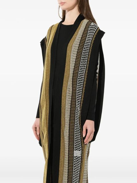 Balmain sleeveless knitted cardigan - Green