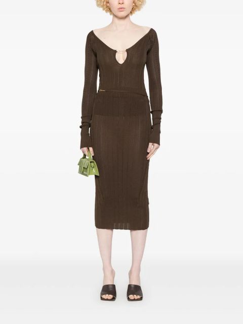 Jacquemus Le sommet Pralù top - Brown - zdjęcie produktu nr 2