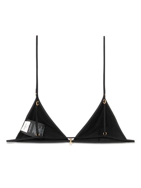 Saint Laurent triangle-cup bra - Black - zdjęcie produktu nr 2