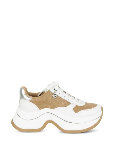 Michael Kors quilted platform sneakers - White - zdjęcie produktu nr 1