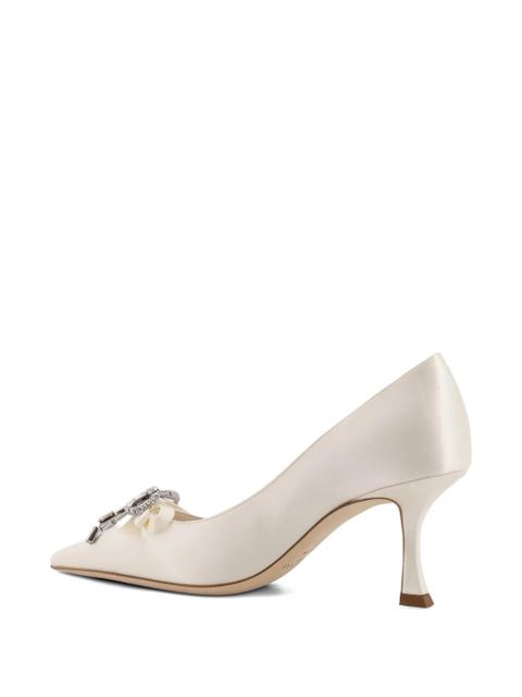 Jimmy Choo crystal embellished pumps - Neutrals