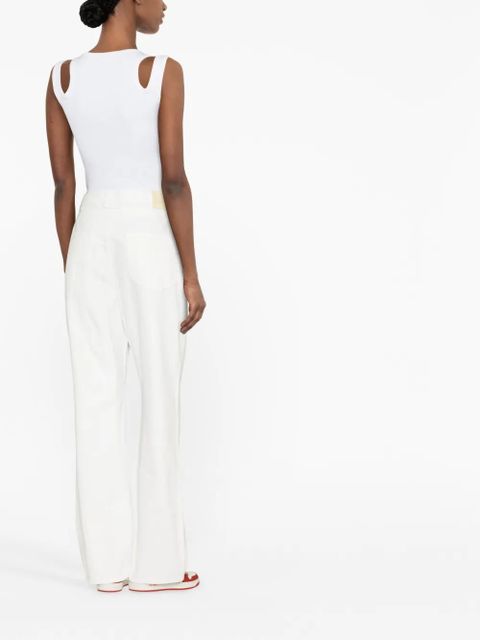 Axel Arigato Sly low-rise jeans - White