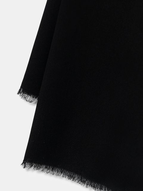 Sisley szal damski kolor czarny gładki 6HIKWU024 - zdjęcie produktu nr 2