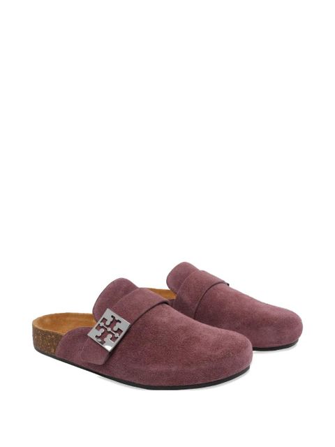 Tory Burch Mellow golden-buckle mules - Purple - zdjęcie produktu nr 2