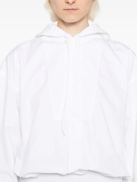 Jacquemus Haut trapeze hoodie - White