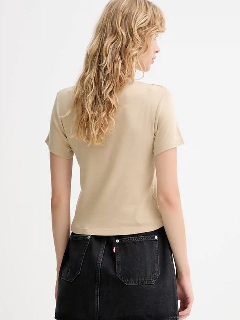 Levi's t-shirt bawełniany damski kolor beżowy A8798 - zdjęcie produktu nr 2
