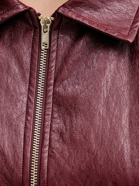 Haveone kurtka kolor bordowy przejściowa JMA-P040