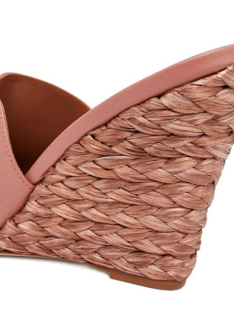 Paris Texas raffia wedge sandals - Pink - zdjęcie produktu nr 2
