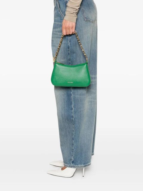Alexander McQueen T-Bar chain-strap leather tote bag - Green
