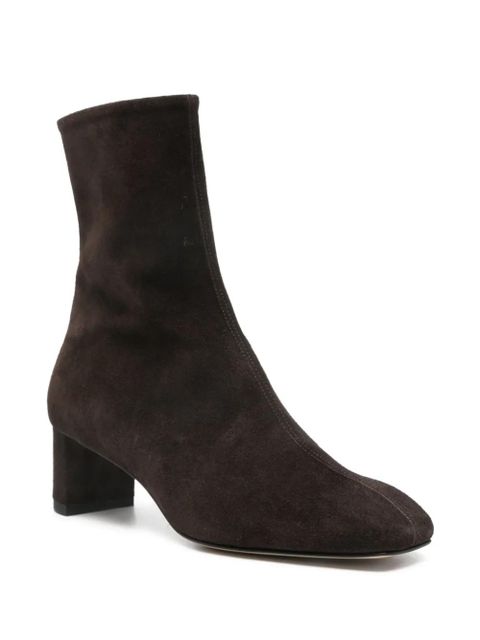 Aeyde block-heel suede boots - Brown