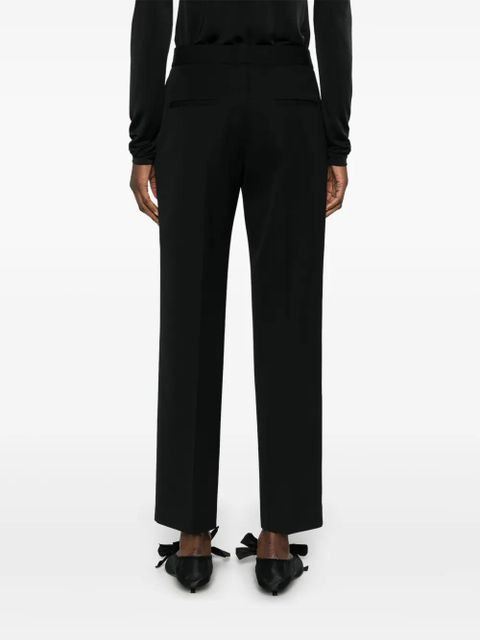Jil Sander tapered cropped trousers - Black - zdjęcie produktu nr 2