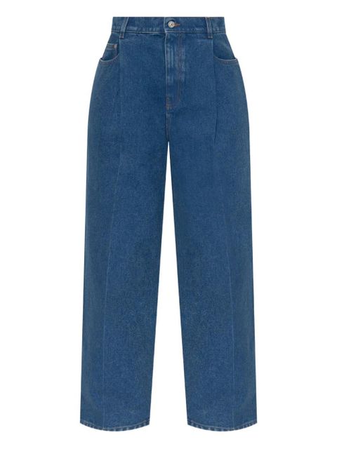 Marni logo-patch jeans - Blue - zdjęcie produktu nr 1