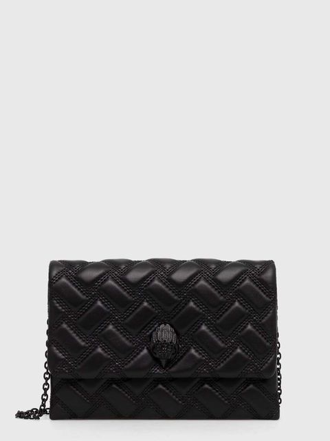 Kurt Geiger London torebka skórzana kolor czarny - zdjęcie produktu nr 1