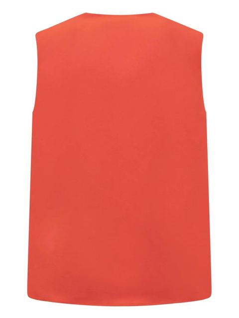 Lanvin silk-blend top - Red - zdjęcie produktu nr 2