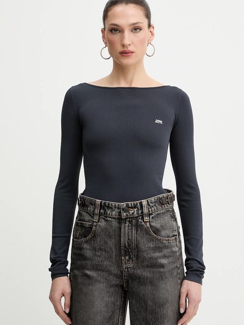 Miss Sixty longsleeve kolor szary 6S3RJ42700 - zdjęcie produktu nr 1