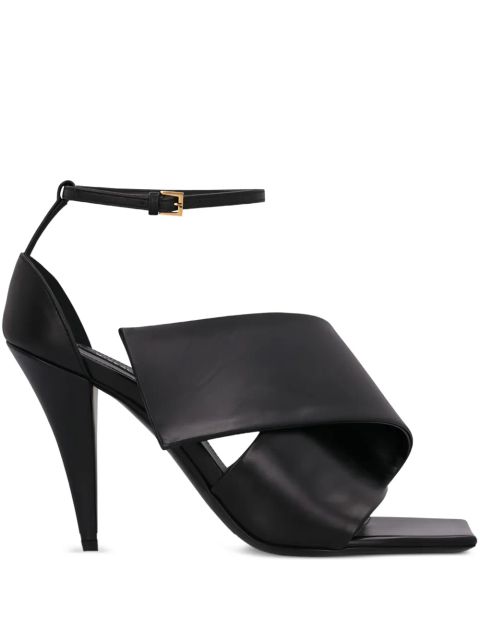 Givenchy 100mm wrapped ankle-strap sandals - Black - zdjęcie produktu nr 1