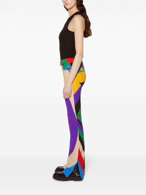 PUCCI Iride-print trousers - Purple