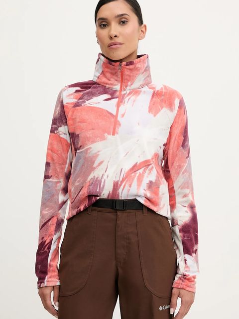 Columbia bluza sportowa Glacial IV kolor różowy wzorzysta 1802161 - zdjęcie produktu nr 1
