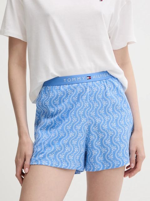 Tommy Hilfiger piżama damska kolor niebieski UW0UW05760