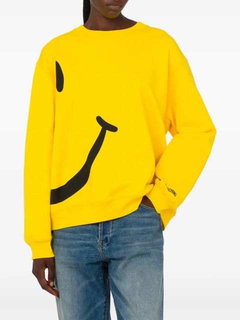 Moschino smiley-print sweatshirt - Yellow - zdjęcie produktu nr 2