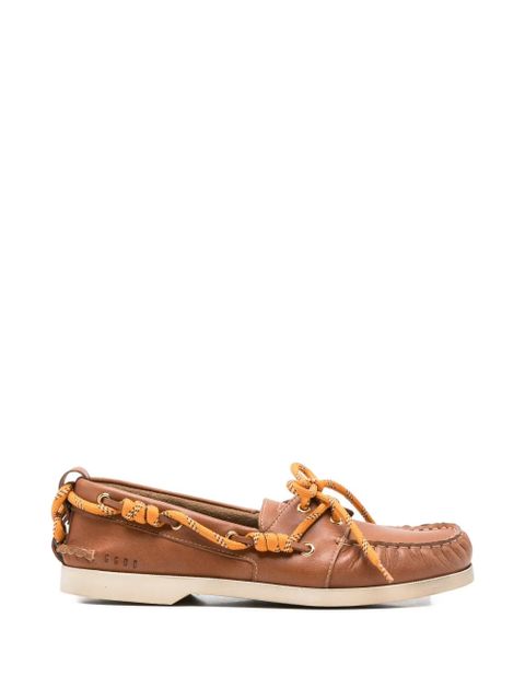 Golden Goose lace-up leather loafers - Brown - zdjęcie produktu nr 1