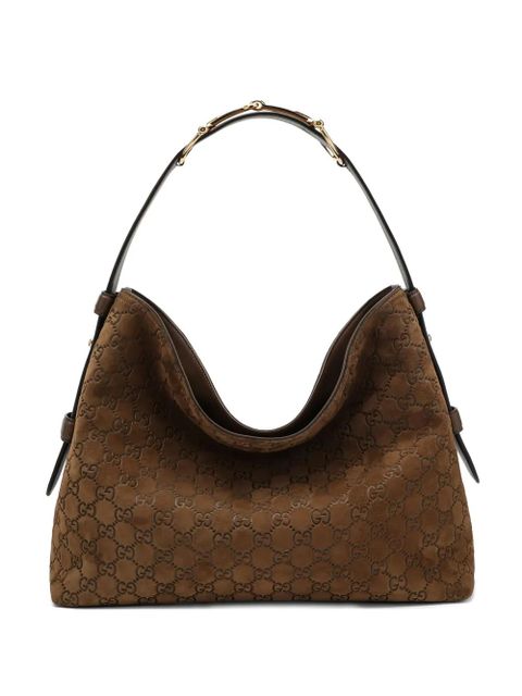 Gucci Beatrix horsebit medium shoulder bag - Brown - zdjęcie produktu nr 1