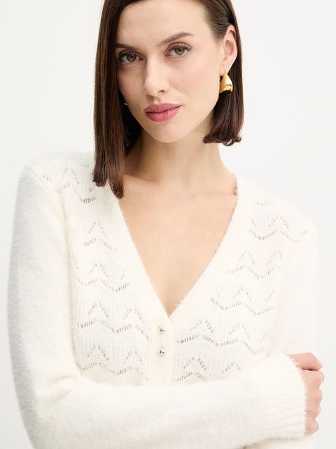 Morgan kardigan damski kolor beżowy MLILY