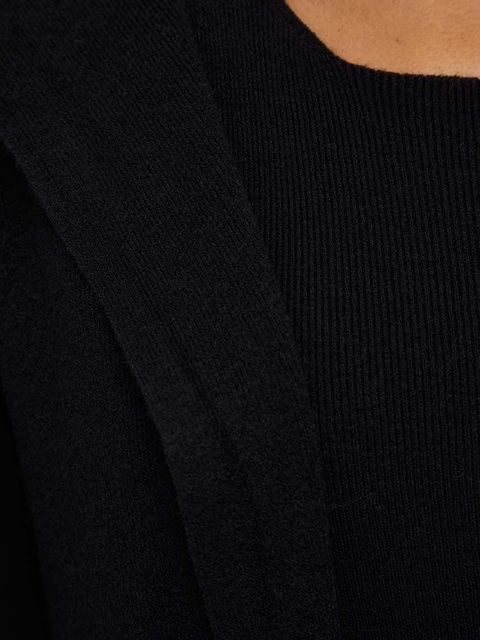 Answear Lab sukienka i kardigan kolor czarny