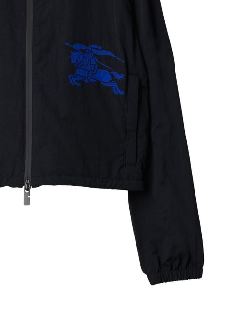 Burberry EKD-embroidered cropped jacket - Black