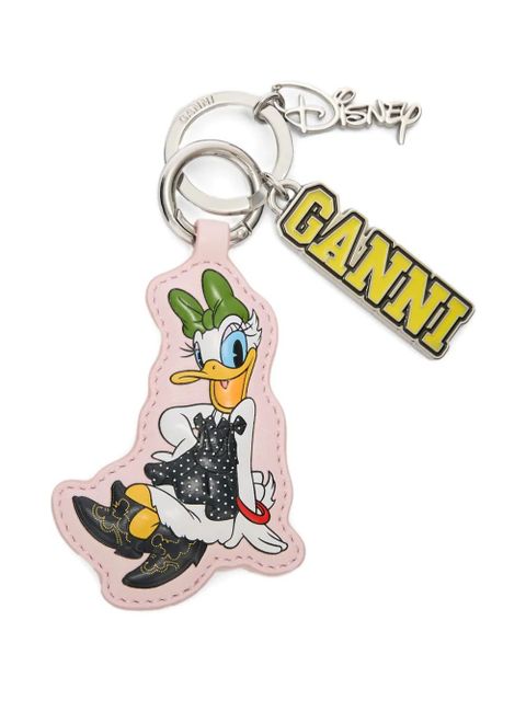GANNI x Disney leather charm keyring - Pink - zdjęcie produktu nr 1