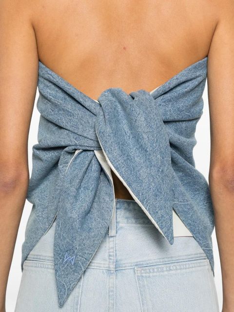 AGOLDE x Maria Mcmanus bandana top - Blue