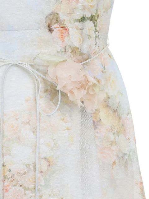 ZIMMERMANN Memento floral-print midi dress - White - zdjęcie produktu nr 2