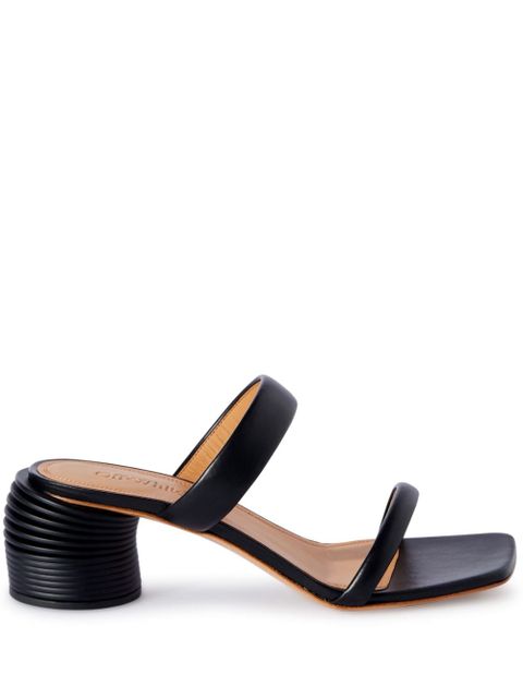 Off-White Spring leather sandals - Black - zdjęcie produktu nr 1