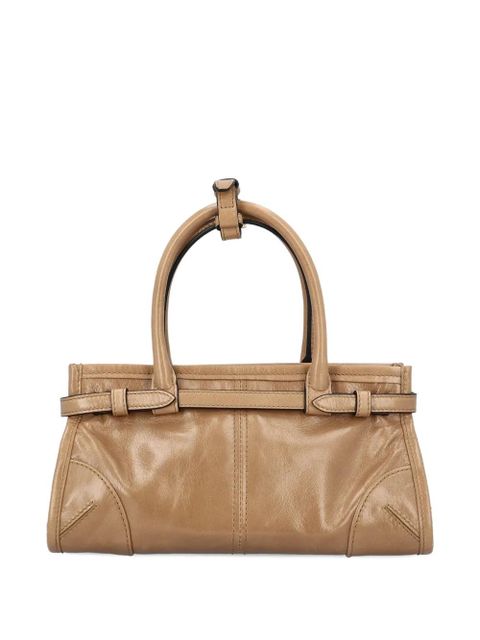 Prada mini Bonnie leather tote bag - Neutrals - zdjęcie produktu nr 2