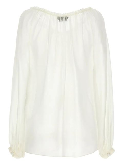 TOM FORD long-sleeve silk blouse - White - zdjęcie produktu nr 2