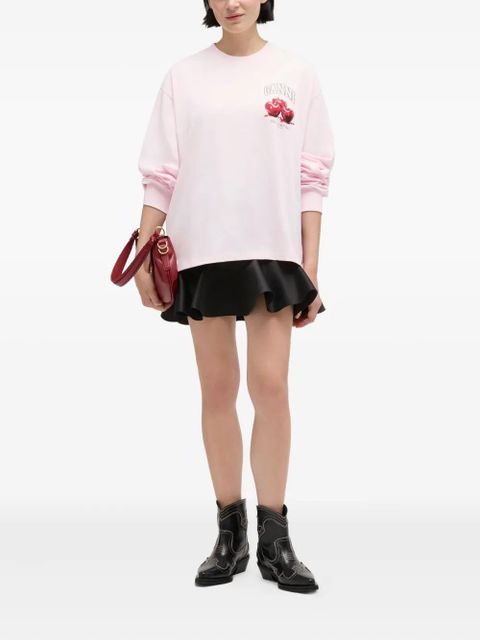 GANNI long-sleeve graphic top - Pink - zdjęcie produktu nr 2