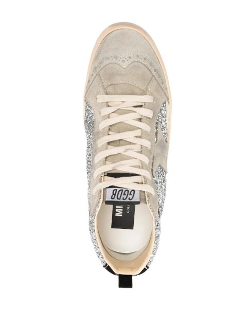 Golden Goose Mid Star glitter sneakers - Grey