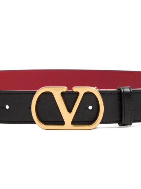 Valentino Garavani VLogo Signature reversible belt - Black - zdjęcie produktu nr 2